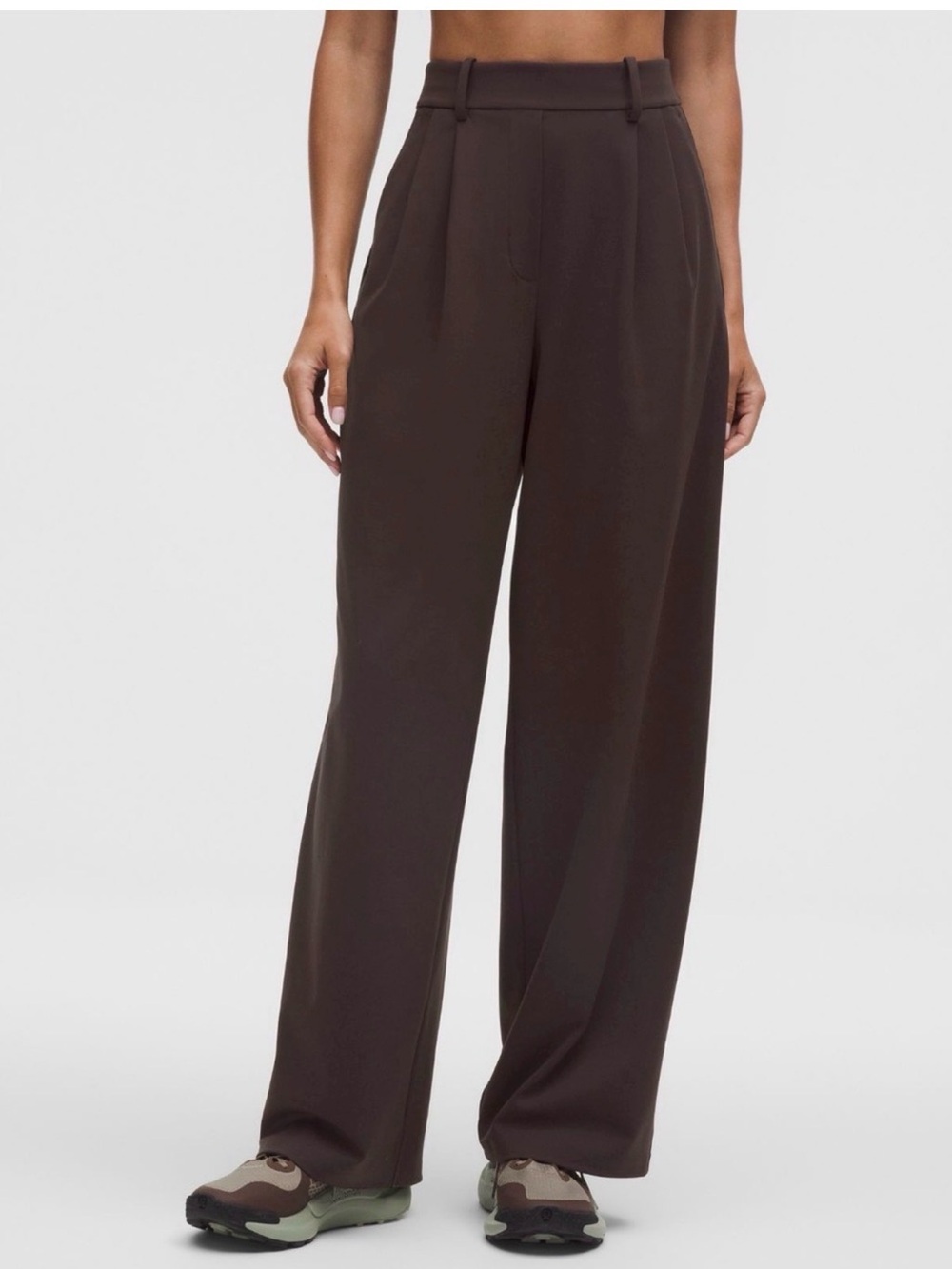 Lululemon Daydrift High Rise Trousers Sz S Regular Brown